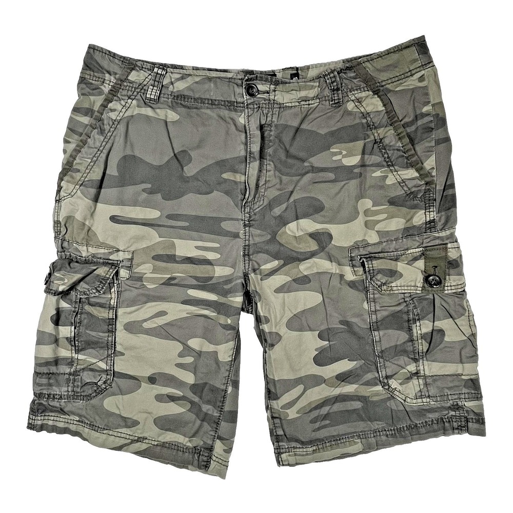 Union‎ Camouflage Cargo Shorts Men's 40 Regular Fit Military Utility Hiking 11"